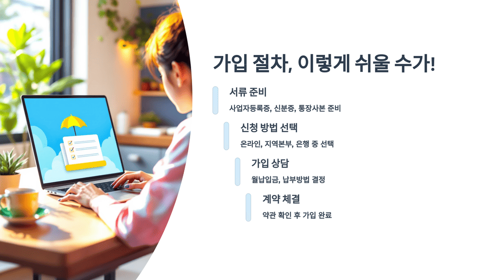 가입 절차, 이렇게 쉬울 수가!