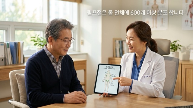 림프종 림프계 위치 구조 설명 이미지