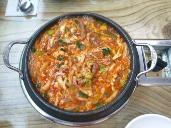 산낙불곱새 전골