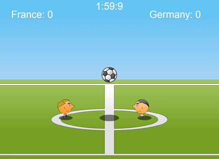 1대1-축구-플래시게임-시작-화면