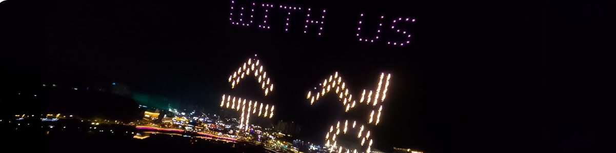 수성빛예술제, 드론쇼와 작가들의 작품쇼는 이번이 4회차입니다.