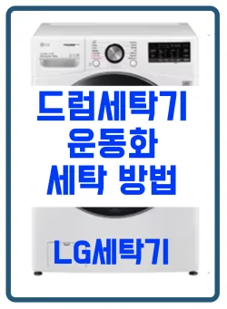 드럼세탁기 운동화 세탁방법