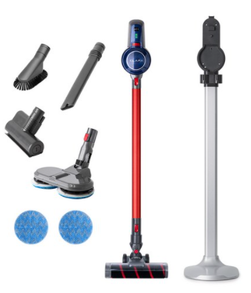 클래파 22KPA 진공 물걸레 무선청소기 + 충전 스탠드 풀세트, 혼합색상, BFB-VC120