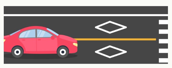 마름모 표시 사진