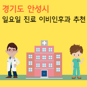안성시 일요일 진료 이비인후과 추천