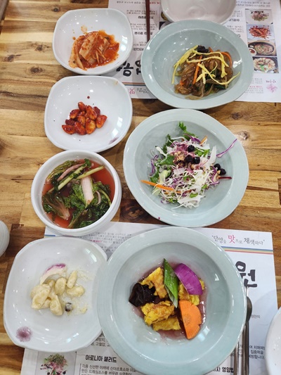 성원마늘약선요리반찬