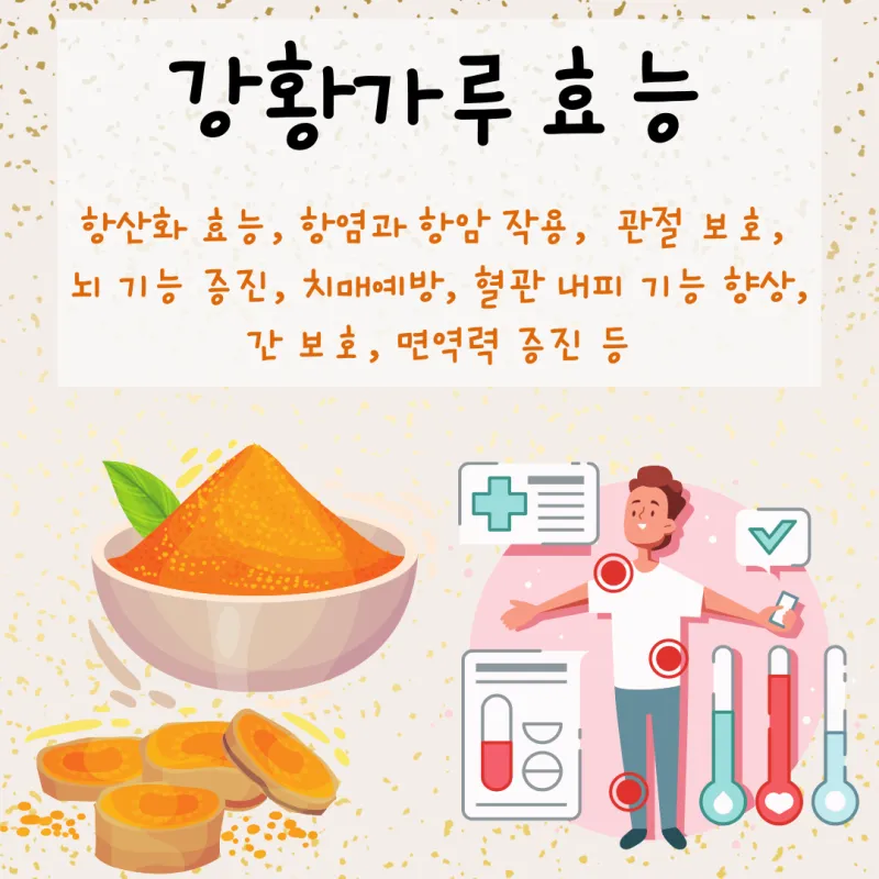 강황가루 효능 건강효과 및 활용방법 정리_4