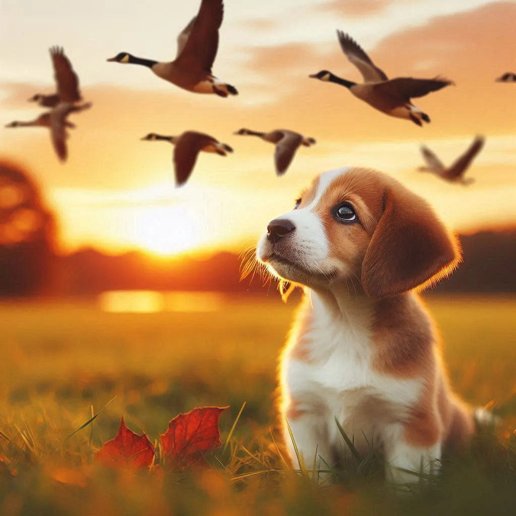 강아지 거위소리6