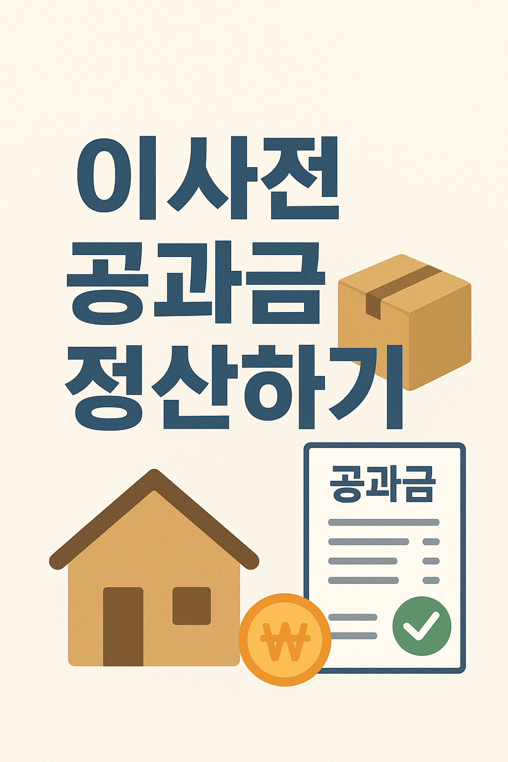 이사전 공과금 정산하기