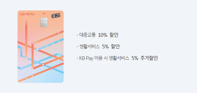 K패스 교통카드 발급 혜택 및 카드 비교