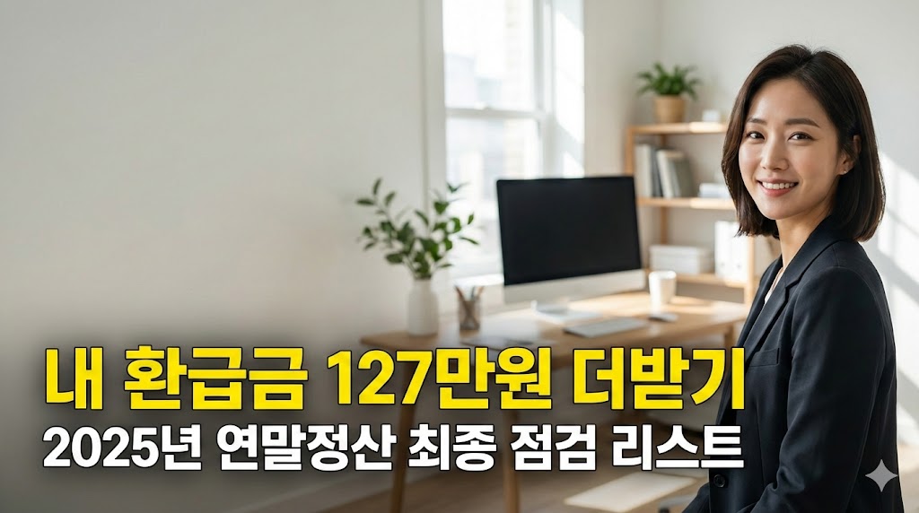 2025년 연말정산, '13월의 월급' 두둑하게 만드는 막판 뒤집기 전략