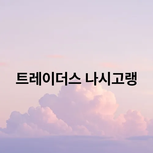 트레이더스 나시고랭