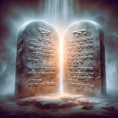 모세의 십계명 두 돌판