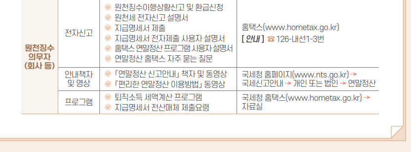 2026 연말정산 간소화서비스