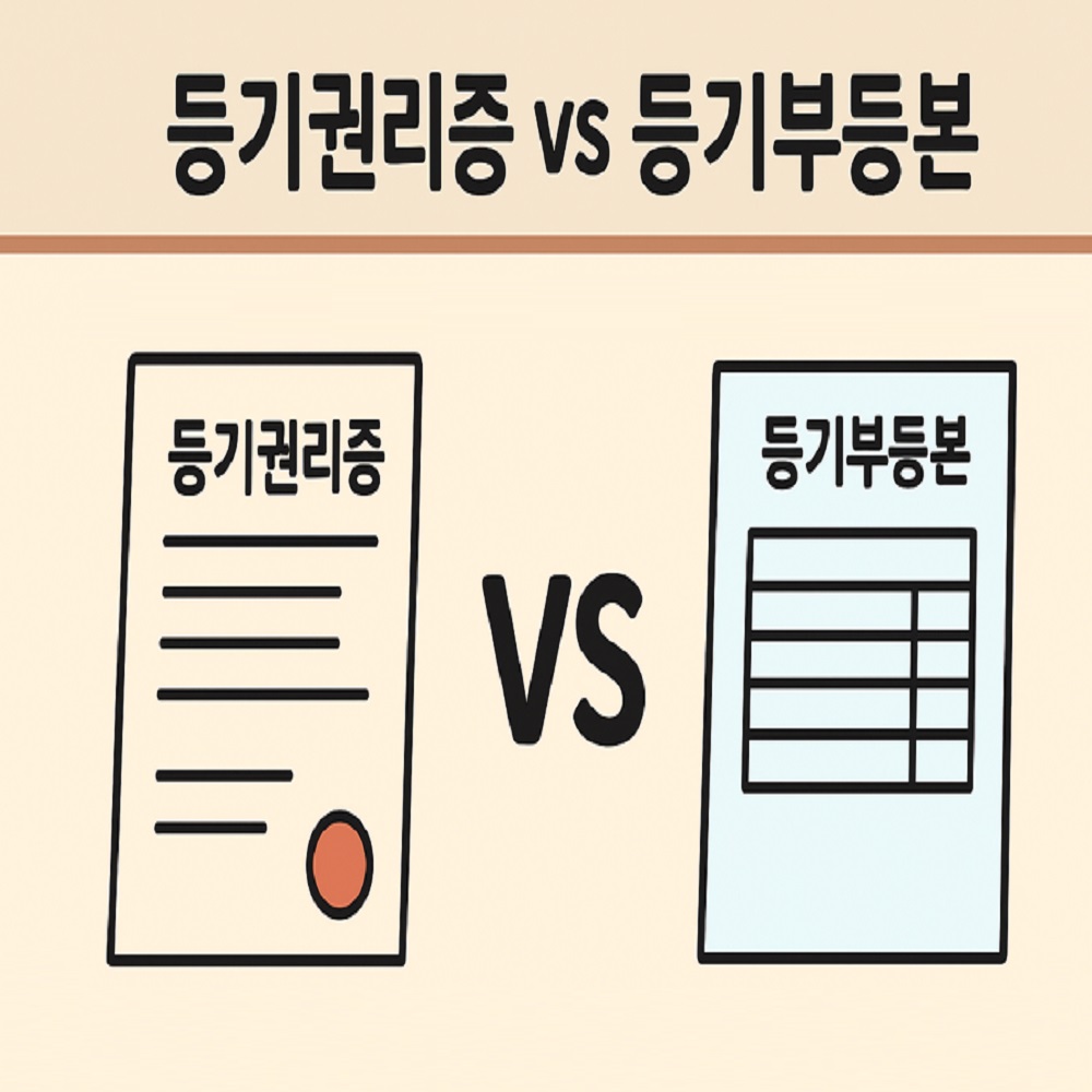 등기권리증 등기부등본 차이