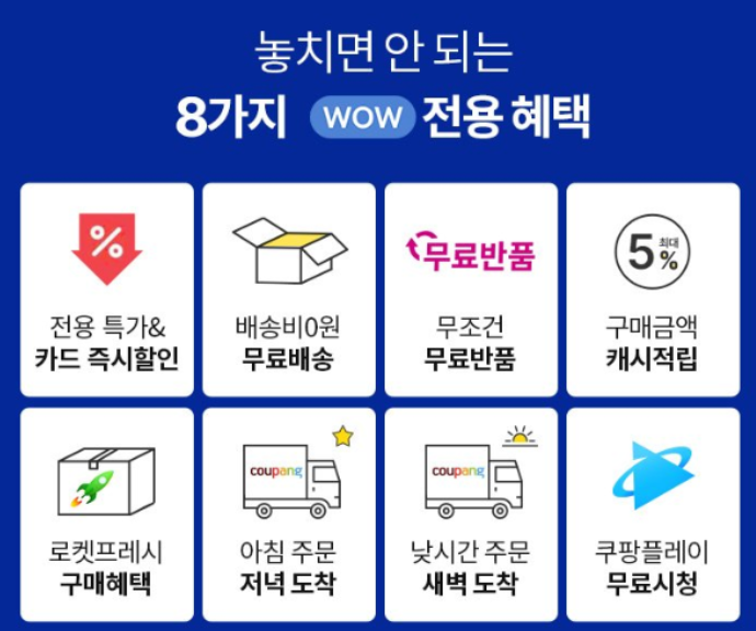 쿠팡 와우 회원으로 누리는 혜택과 경기 예매 방법