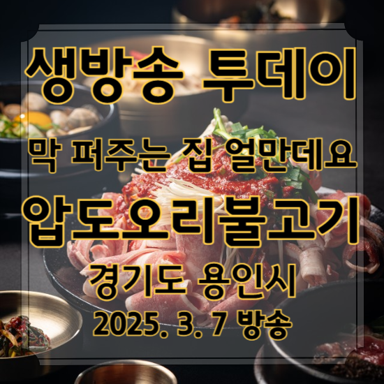 생방송 투데이 막 퍼주는 집 얼만데요