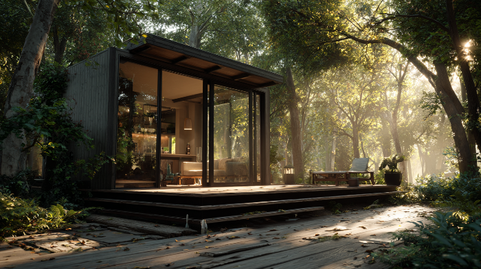 자연 속 세컨드 홈 이미지