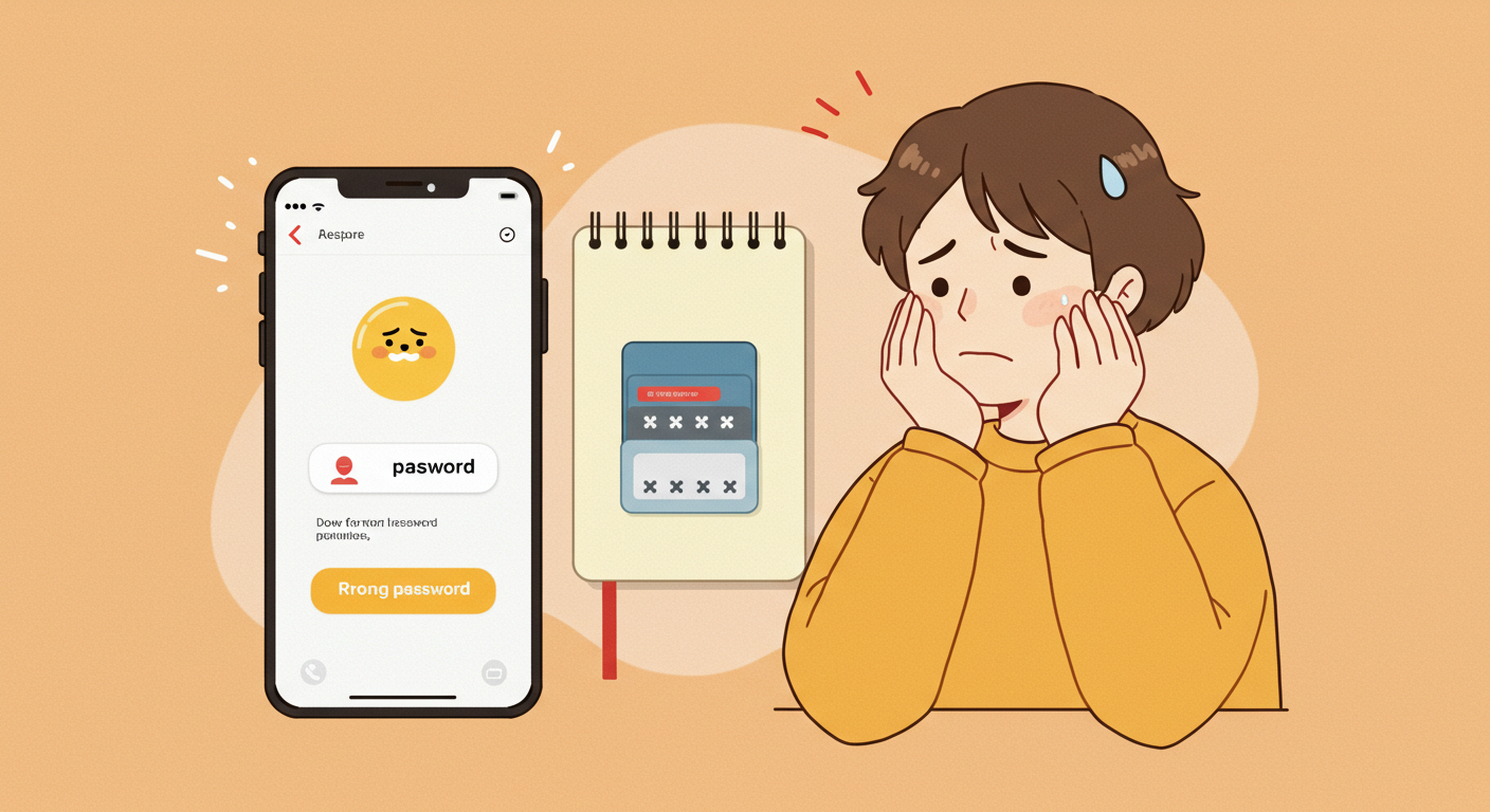 카톡 대화 복원 암호 분실 상황과 대처법