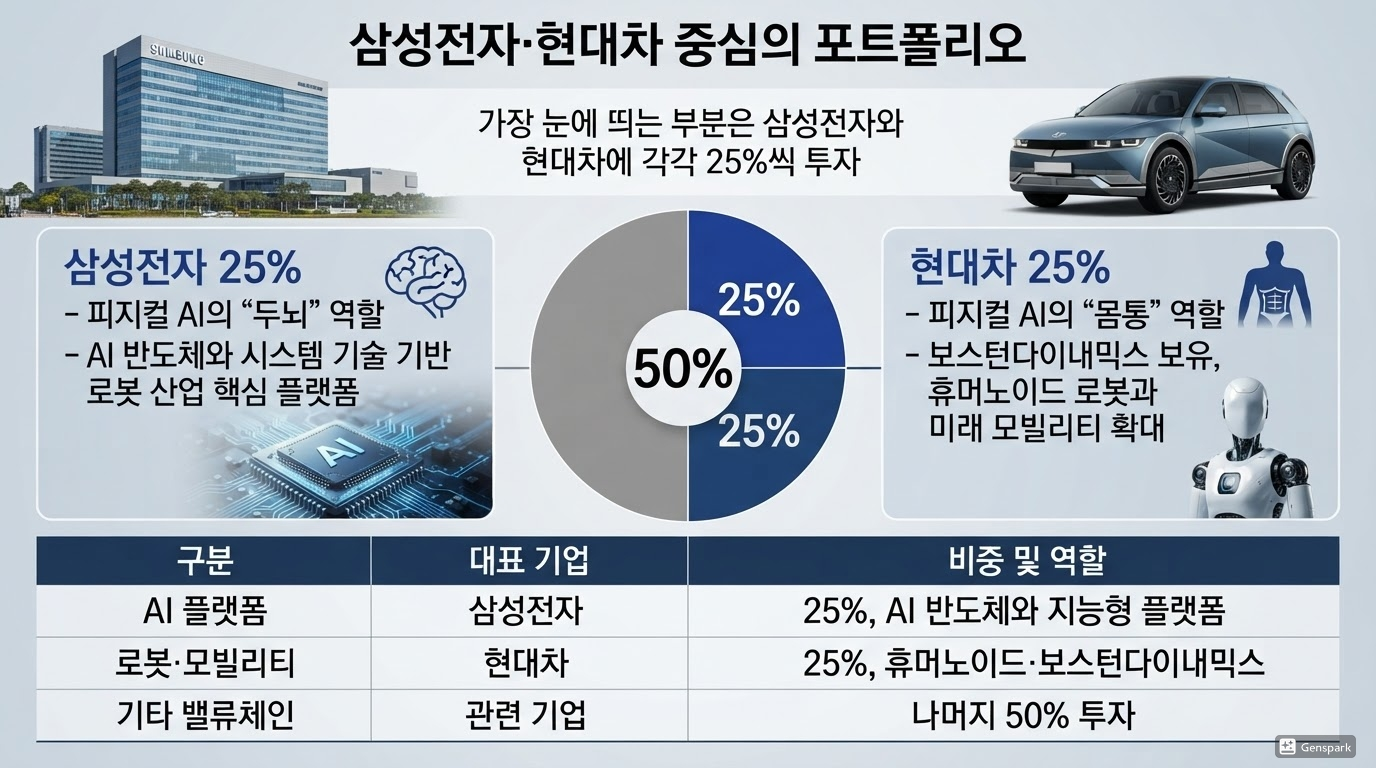 삼성전자&middot;현대차 중심의 포트폴리오