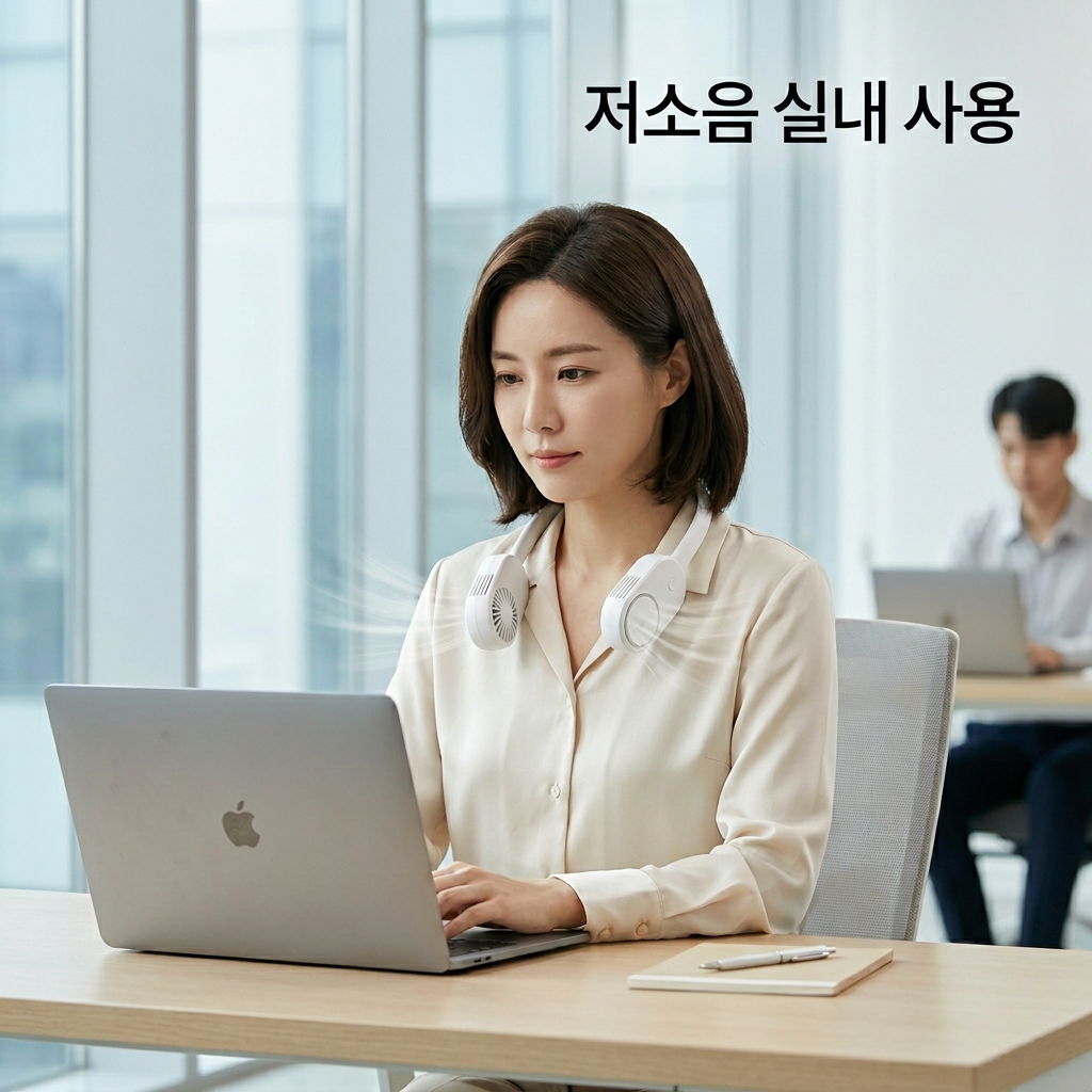 넥밴드선풍기 고르는법 소음 실내 사용