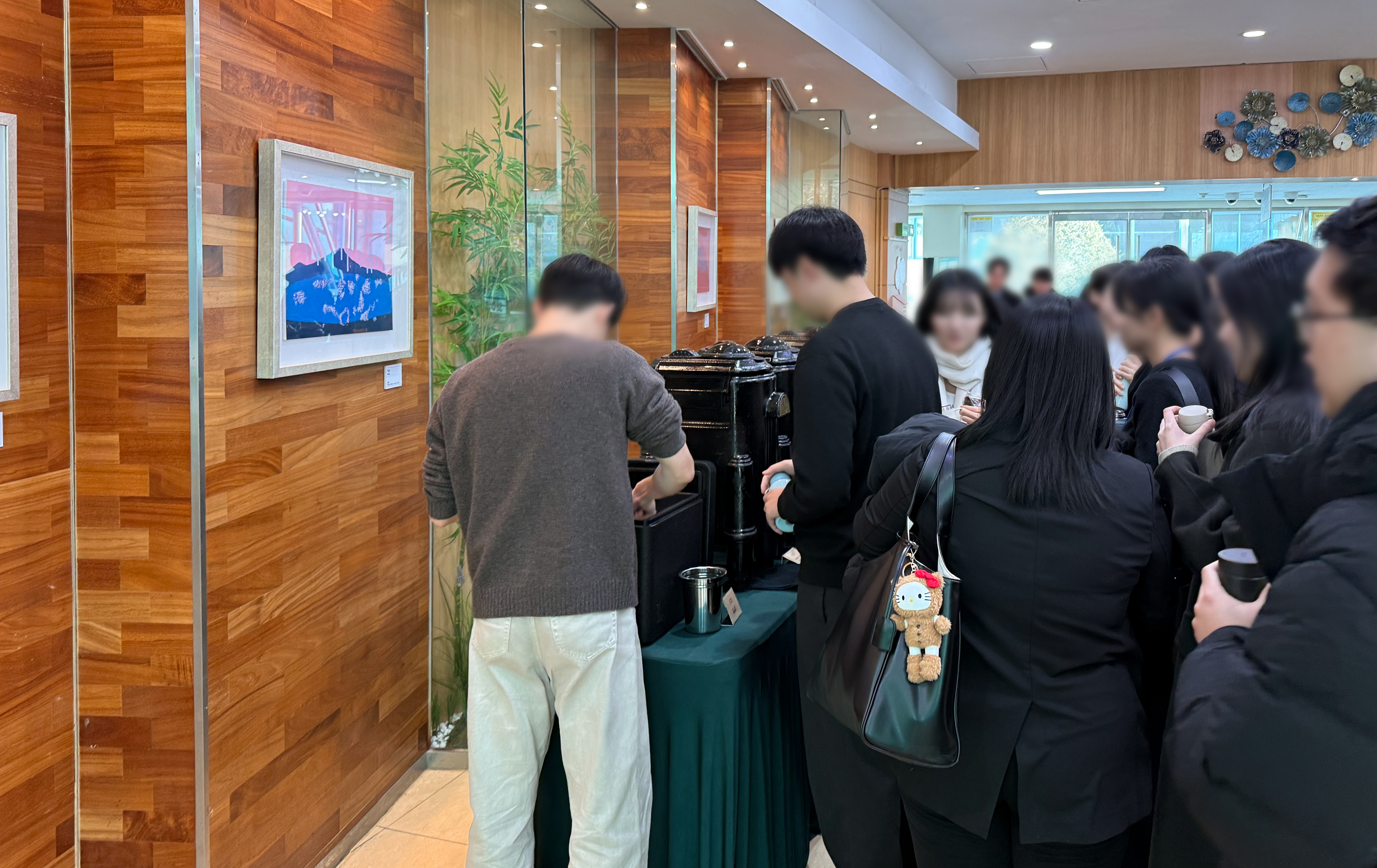 커피 딜리버리 행사장