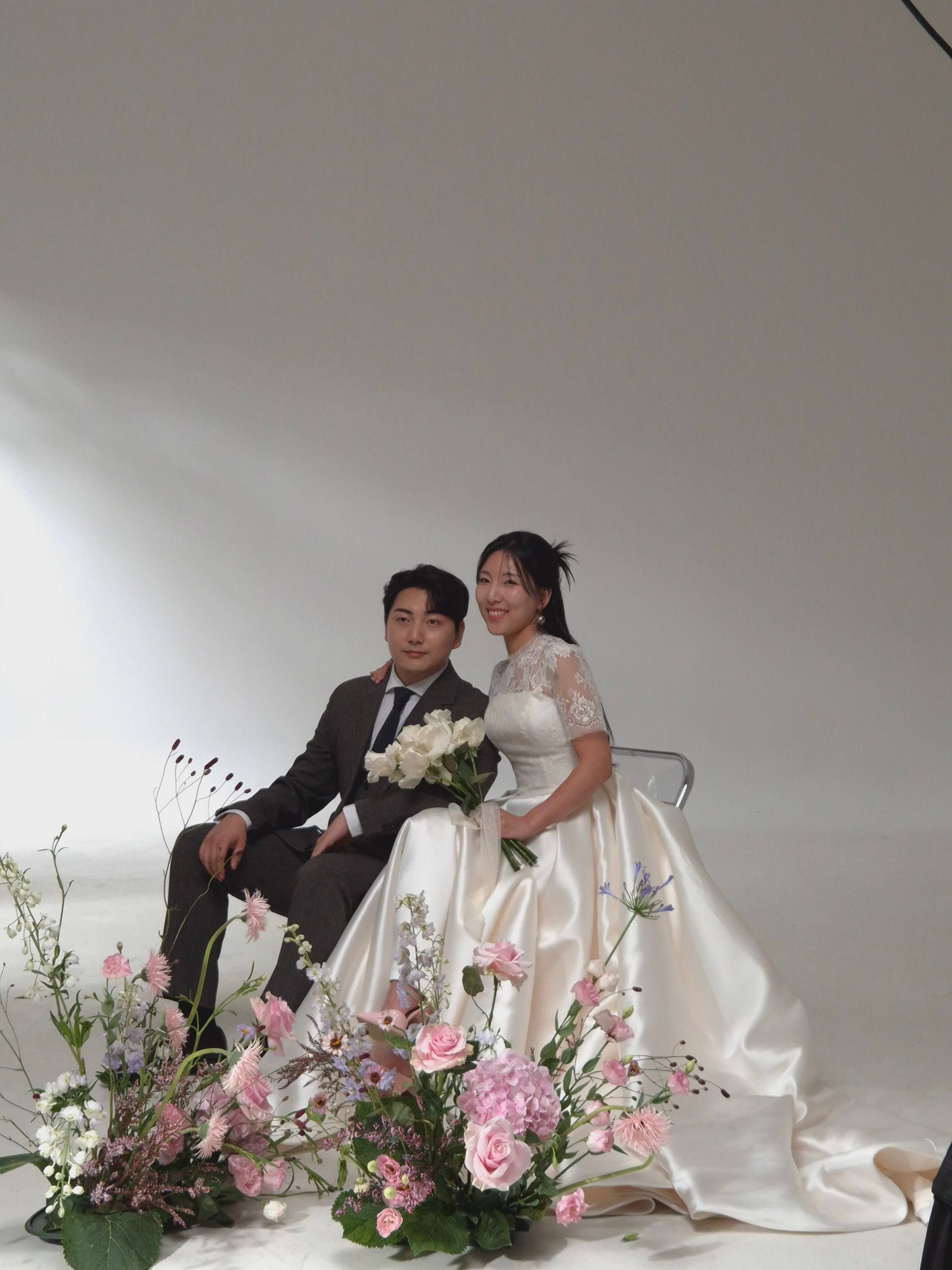 로마스튜디오 원데이 실내 웨딩촬영