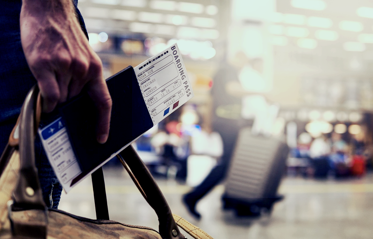보딩패스 여행 출국