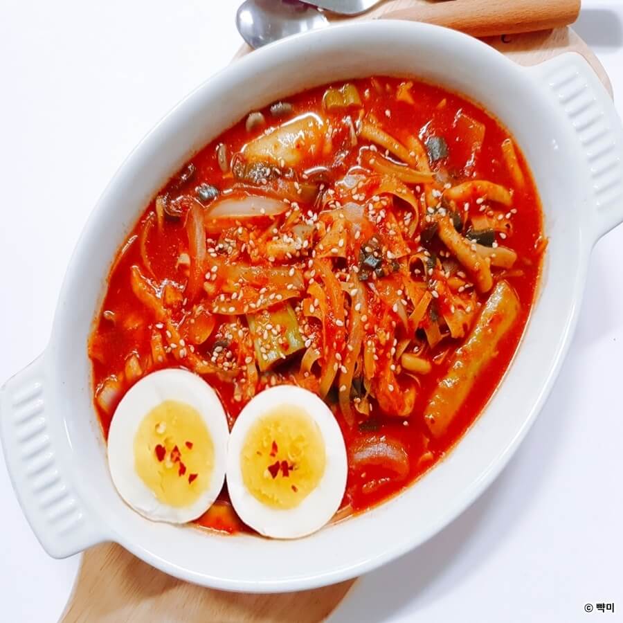 떡볶이 국물 파스타 만들기 다이어트 레시피