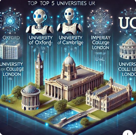 영국에서 AI 공부하기 좋은 대학 TOP 5