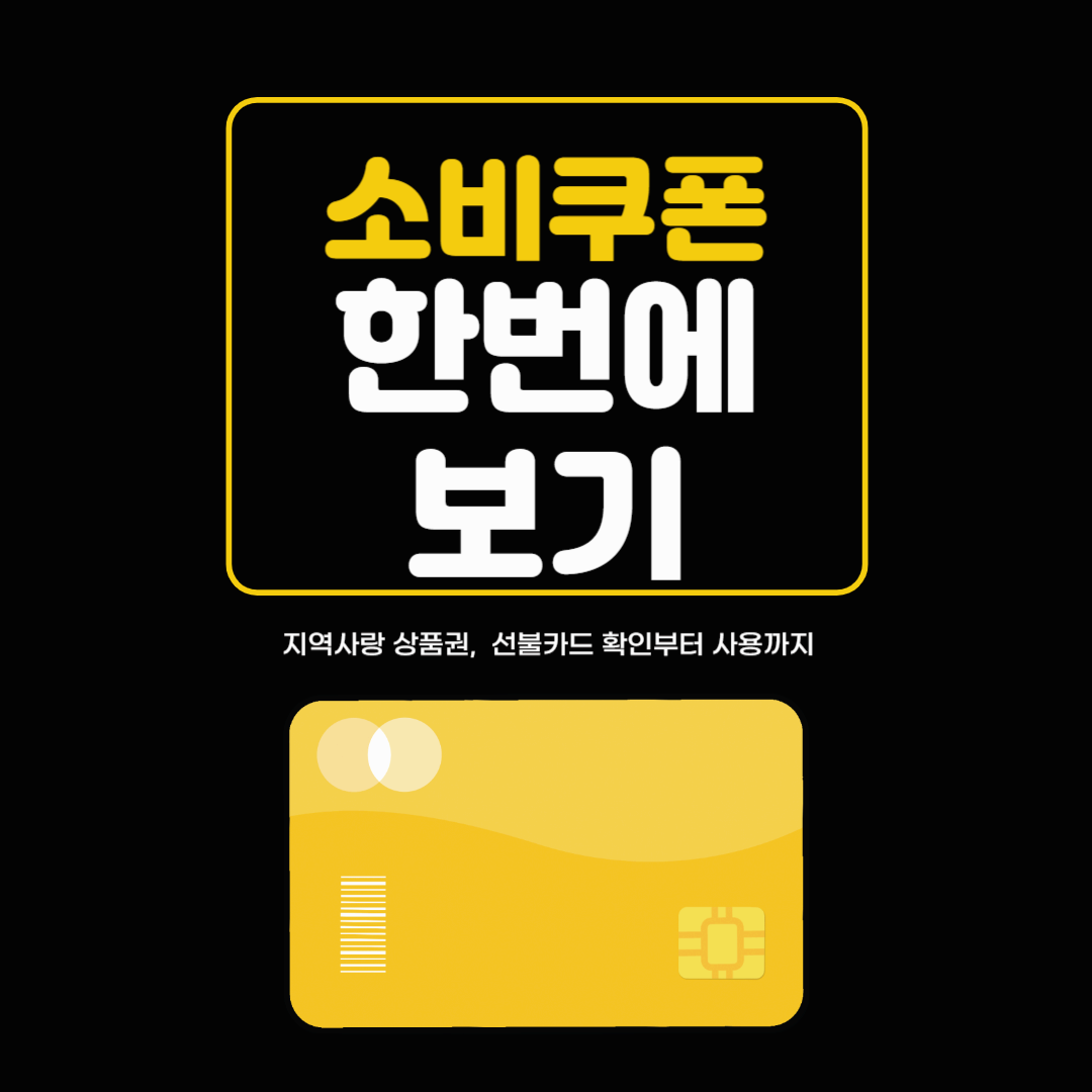 소비쿠폰 한눈에! 신청방법·금액·사용팁 모두 모았다