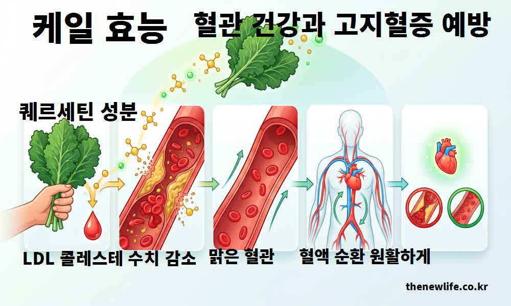 케일 효능 혈관 건강 고지혈증 예방