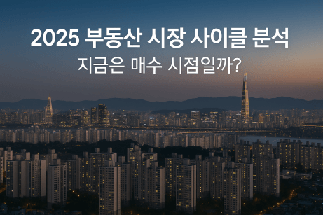 2025 부동산 시장 사이클 분석 : 지금은 매수 시점일까?