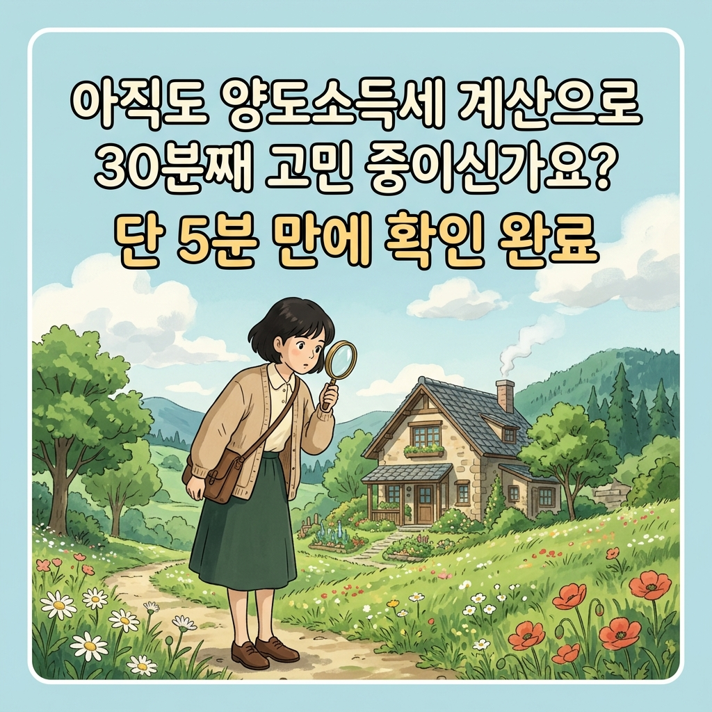 2026년 양도소득세 조회
