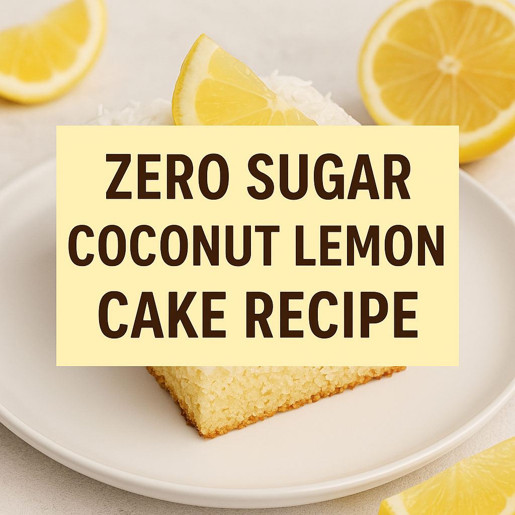 코코넛 레몬 케이크