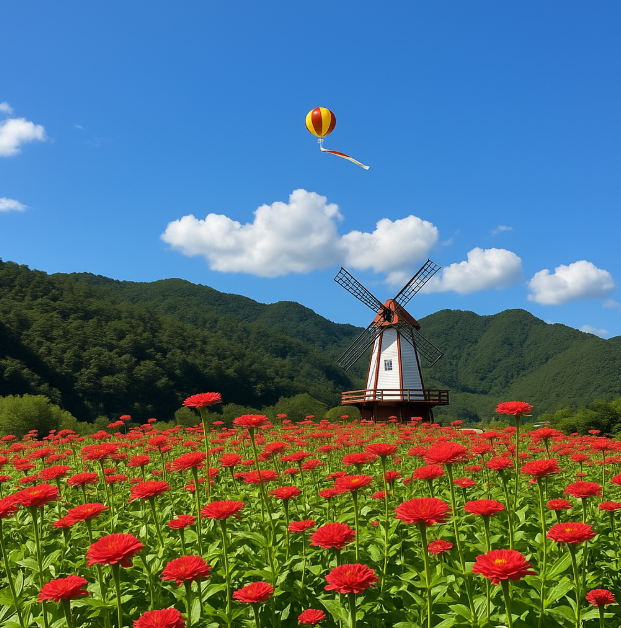 평창 백일홍축제 이미지