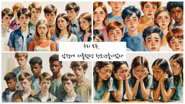 우리 모두, 감정에 서툴렀던 청소년이었다에 관한 그림