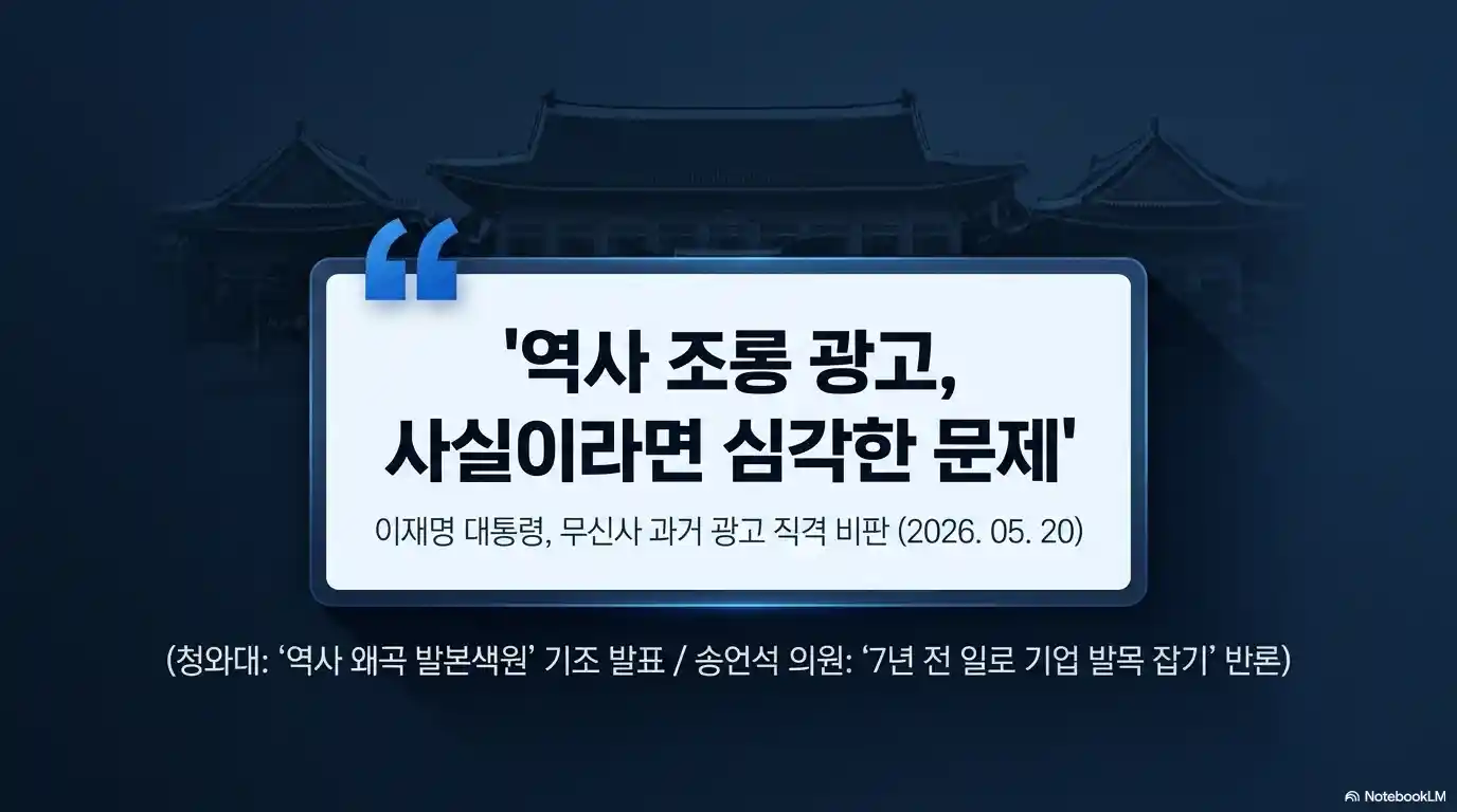 무신사 광고에 대한 이재명 대통령 발언