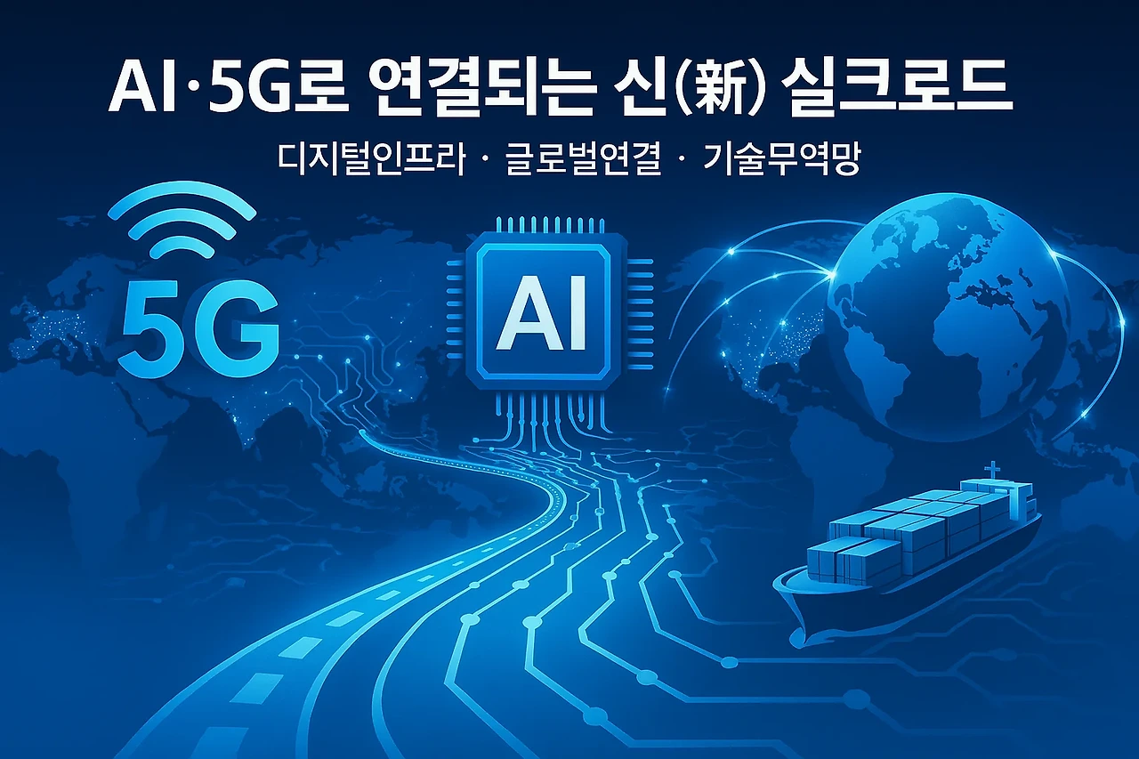 신 실크로드 관련 이미지