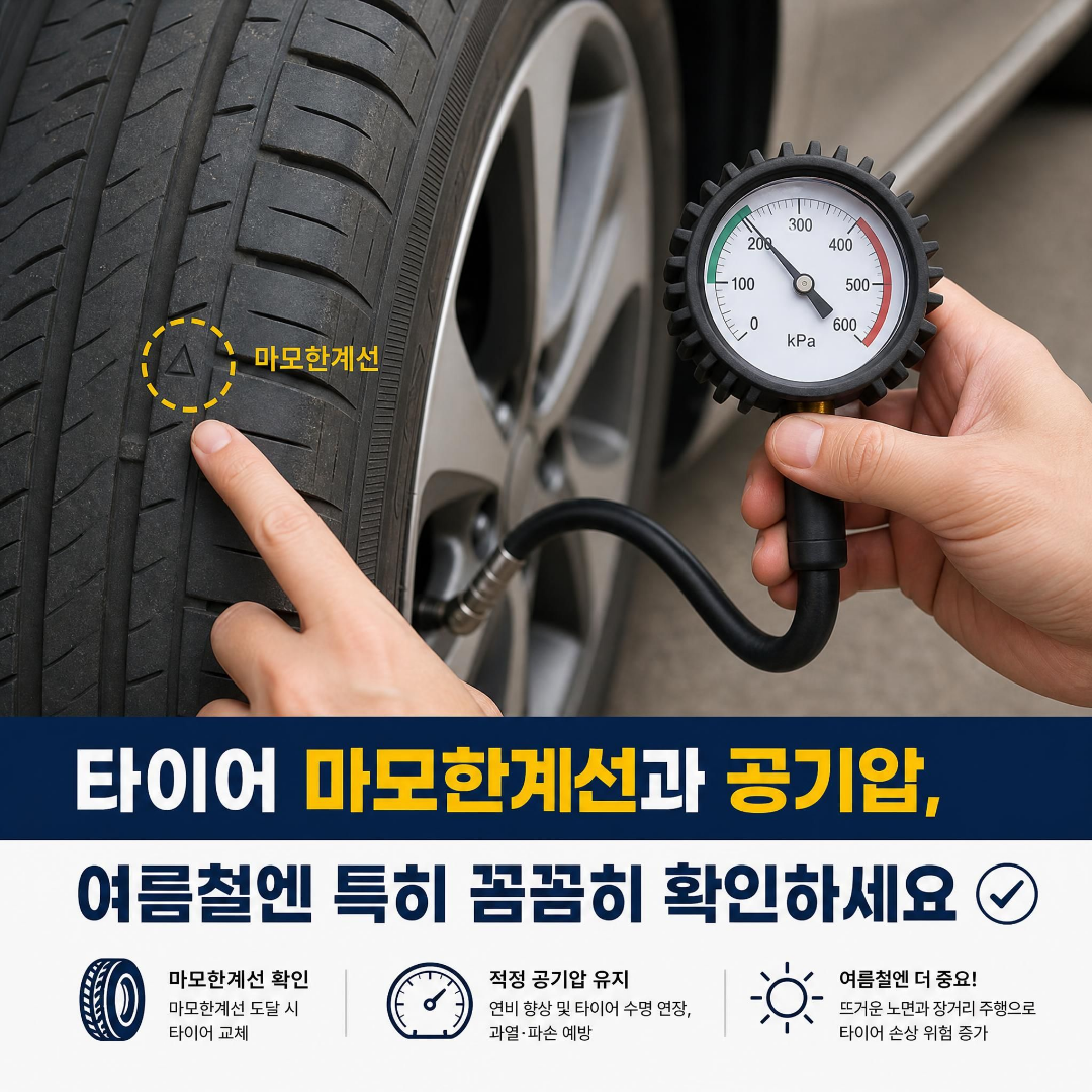 여름철 타이어 점검