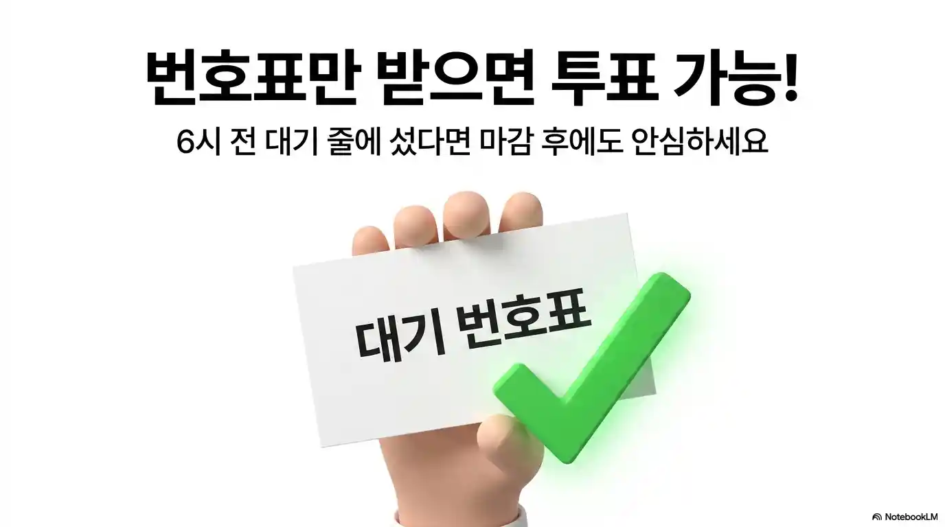 사전투표 시간 완벽 정리-번호표 받으면 투표 가능