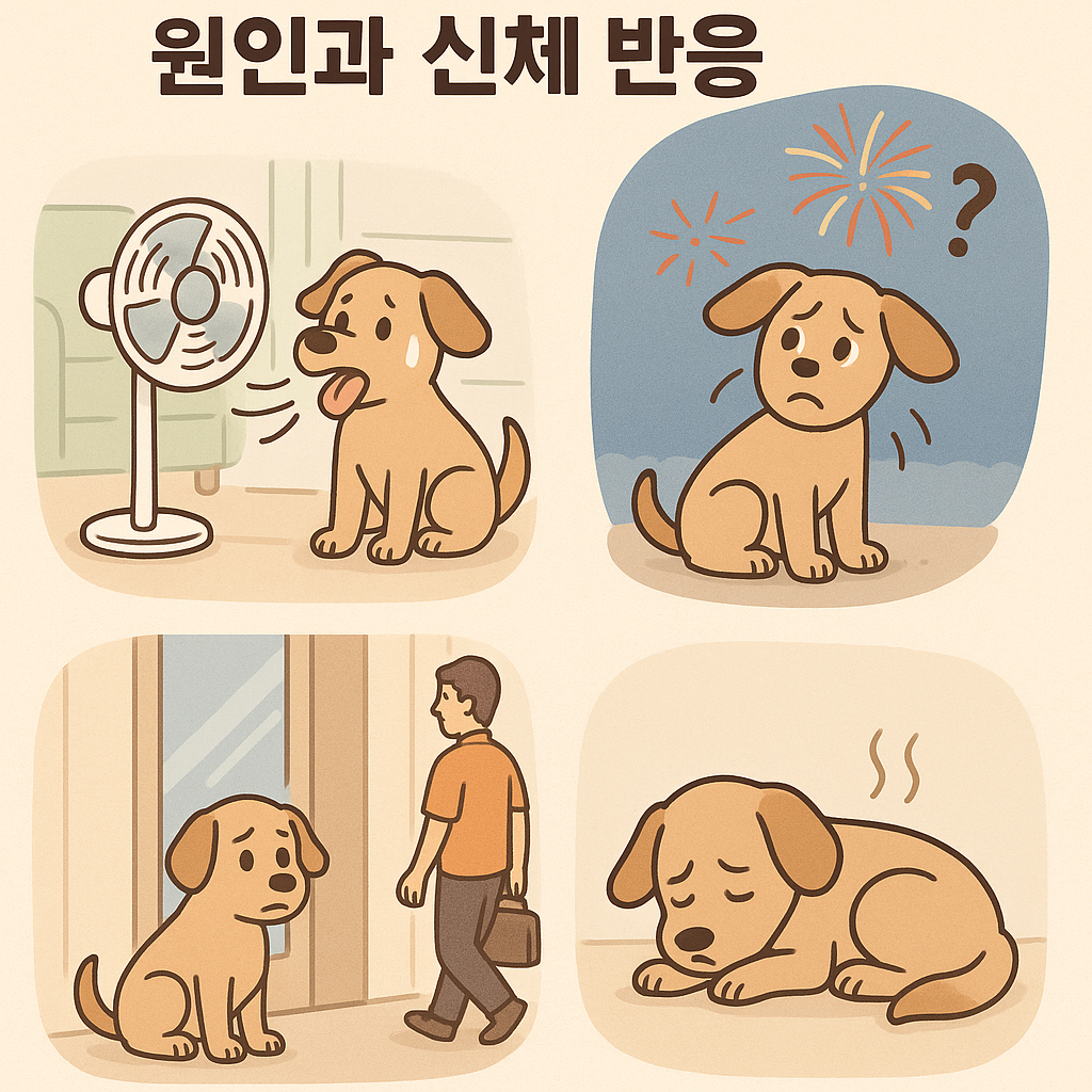 여름철 강아지 스트레스의 주요 원인 이미지