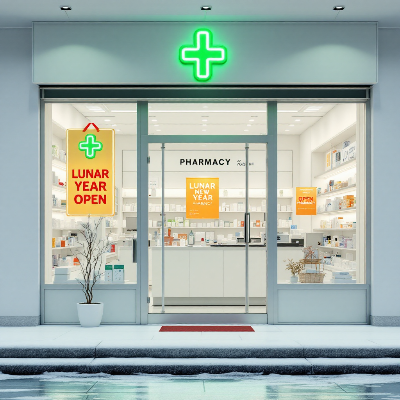 설명절연휴 문여는 약국 이미지