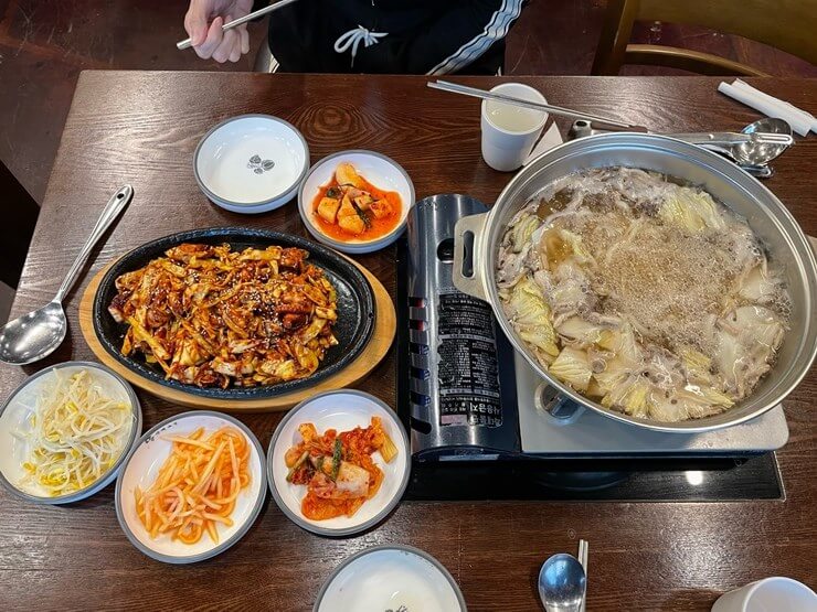 안양-관약산-맛집-고을갈비-쭈꾸미볶음-상차림