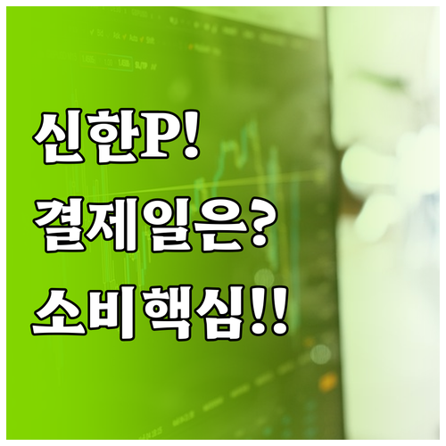 신한플레이 앱 기능 정리 결제일 변경..