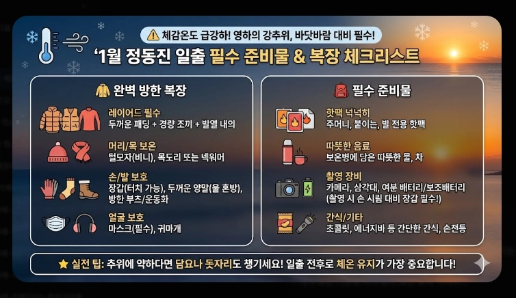 정동진 해돋이 2026 병오년 시간부터 예약까지 완벽 가이드