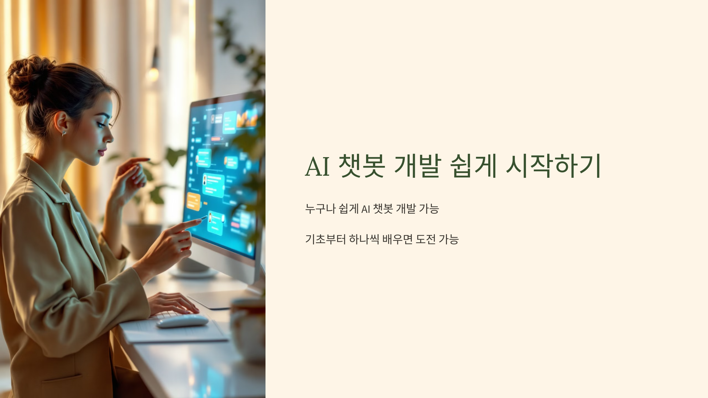 AI 챗봇 개발 쉽게 시작하는 방법
