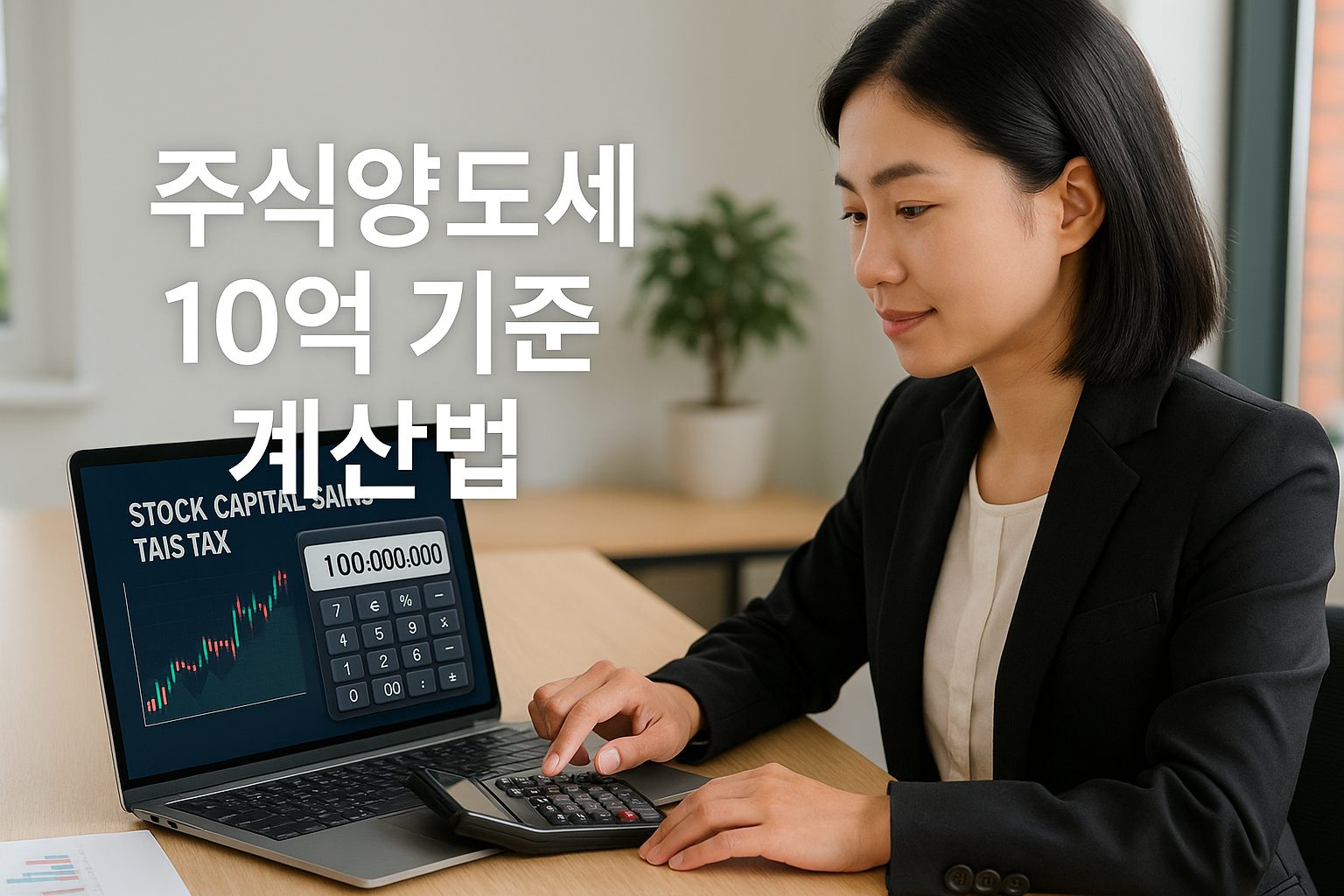 주식양도세 10억 기준 계산법 – 2025년 최신 가이드 관련 이미지