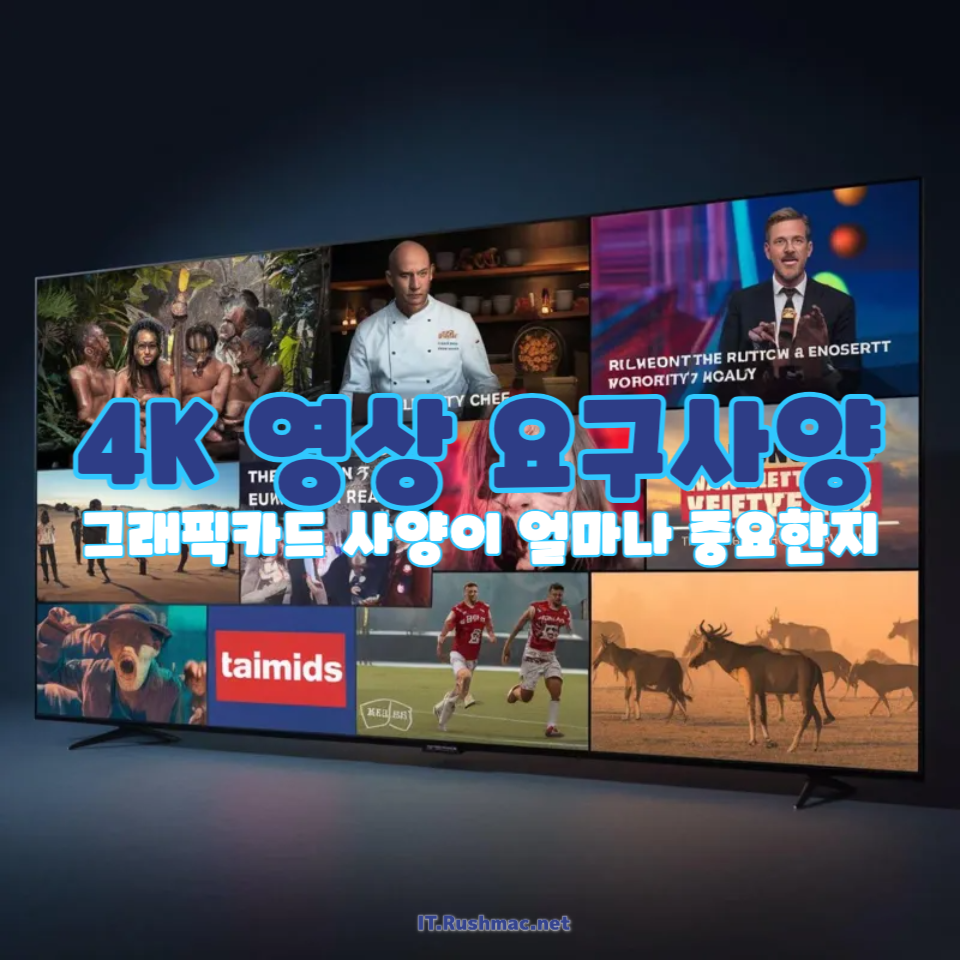 4K 영상 요구사양