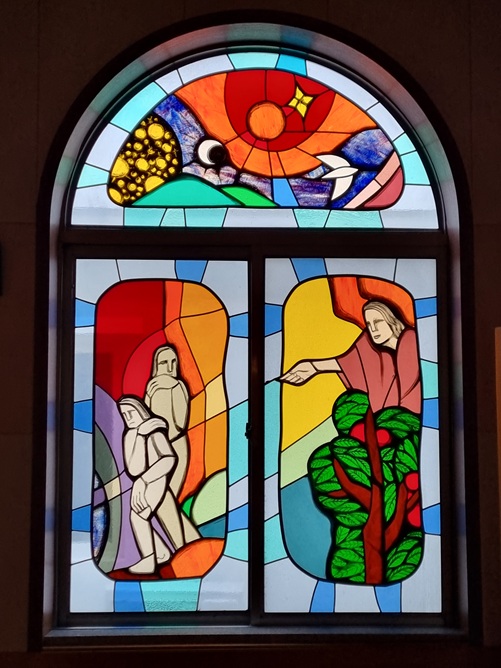 제주 조천성당 스테인드글라스